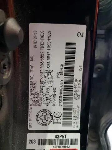 2019 TOYOTA TACOMA DOUBLE CAB  