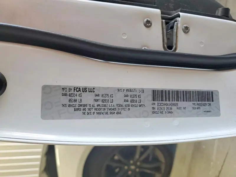 2018 DODGE CHARGER SXT PLUS  