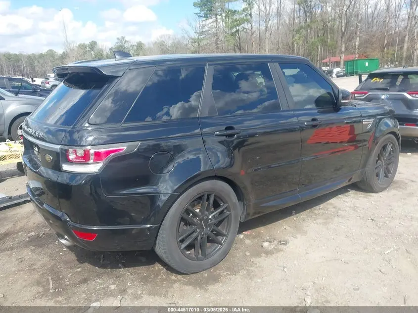 2017 LAND ROVER RANGE ROVER SPORT 3.0L V6 SUPERCHARGED HSE