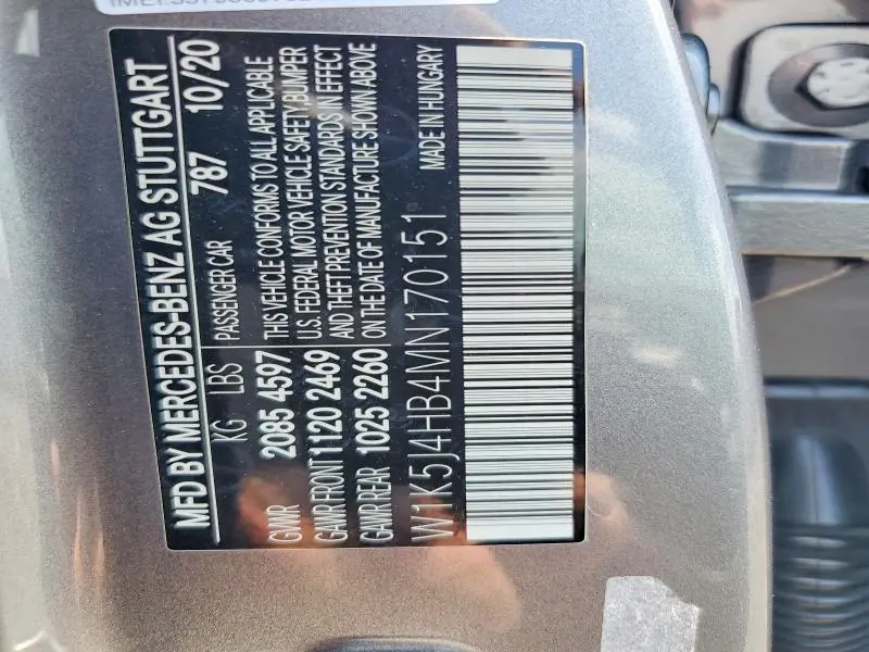 2021 MERCEDES-BENZ CLA 250 4MATIC  