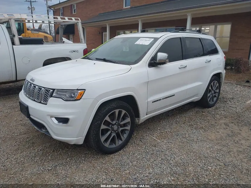 2017 JEEP GRAND CHEROKEE OVERLAND 4X4