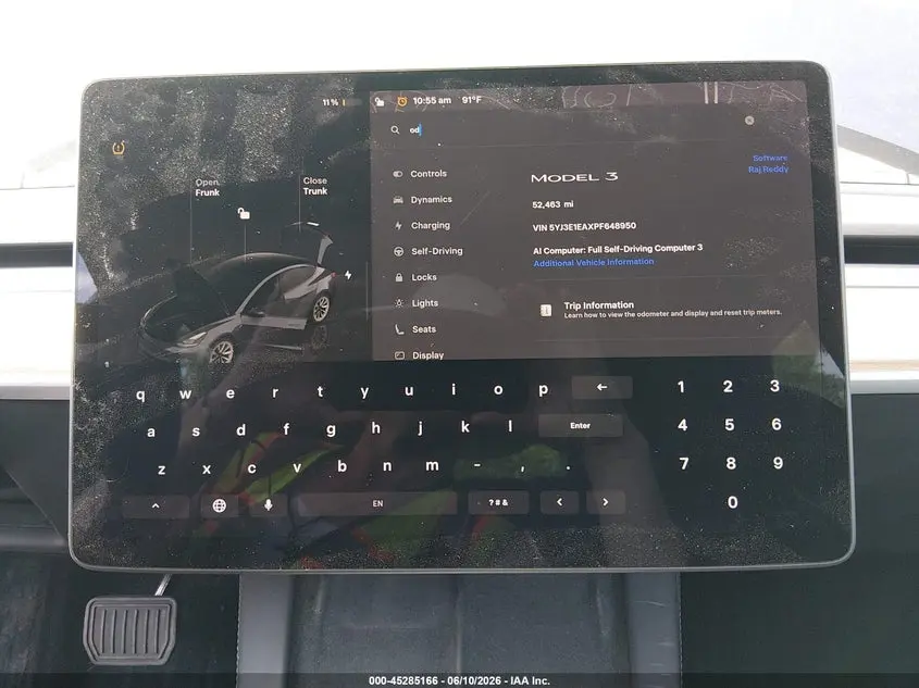 2023 TESLA MODEL 3 REAR-WHEEL DRIVE