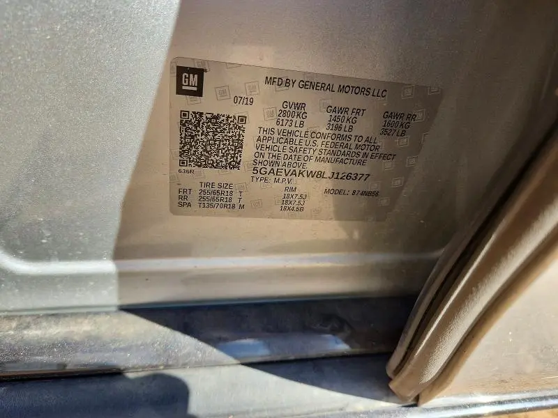 2020 BUICK ENCLAVE ESSENCE  