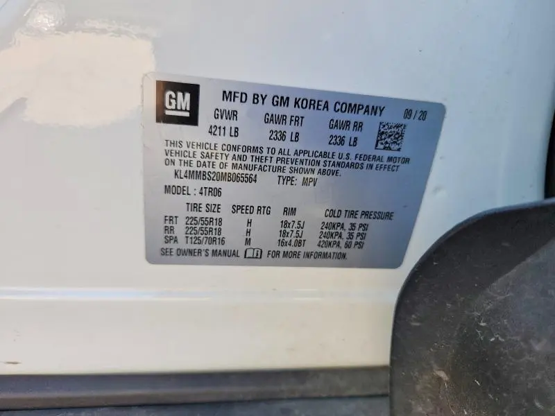 2021 BUICK ENCORE GX PREFERRED  