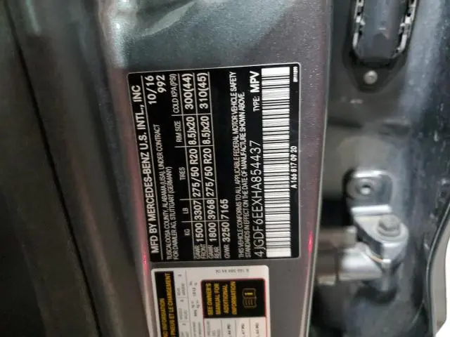 2017 MERCEDES-BENZ GLS 450 4MATIC  