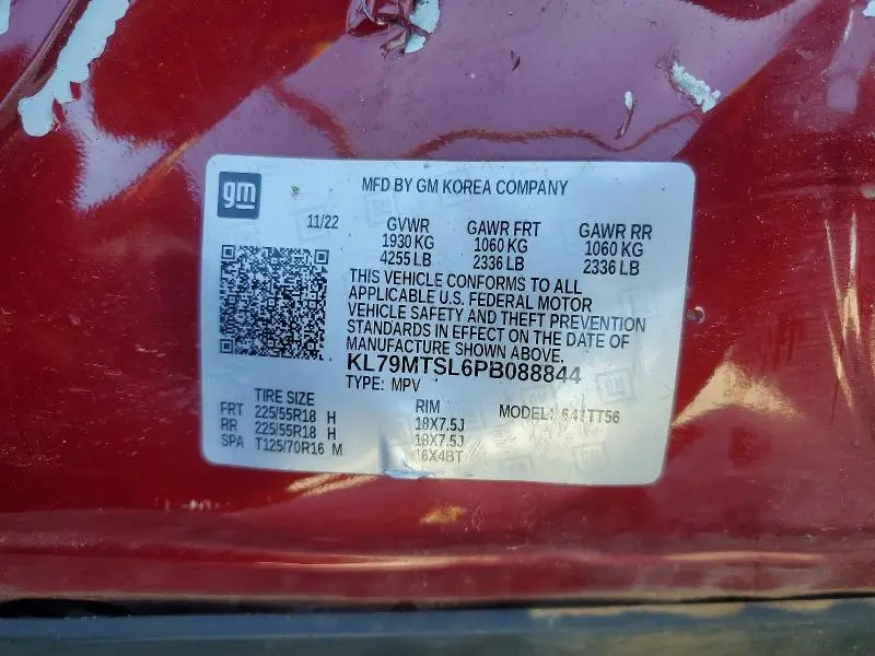 2023 CHEVROLET TRAILBLAZER RS  