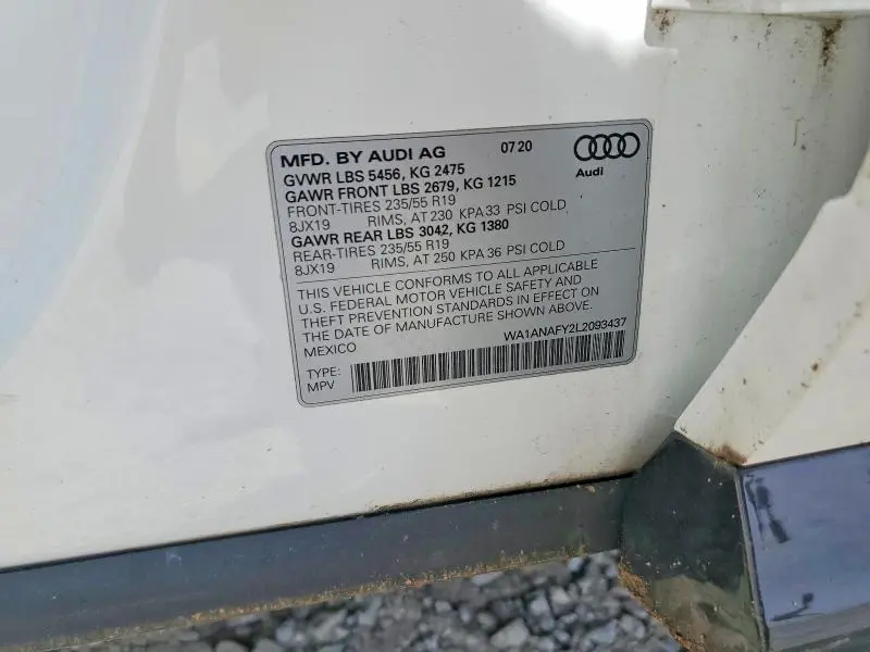 2020 AUDI Q5 PREMIUM  