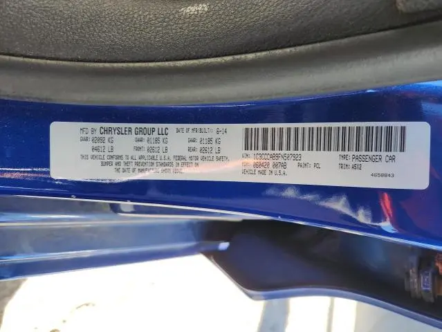 2015 CHRYSLER 200 LIMITED  