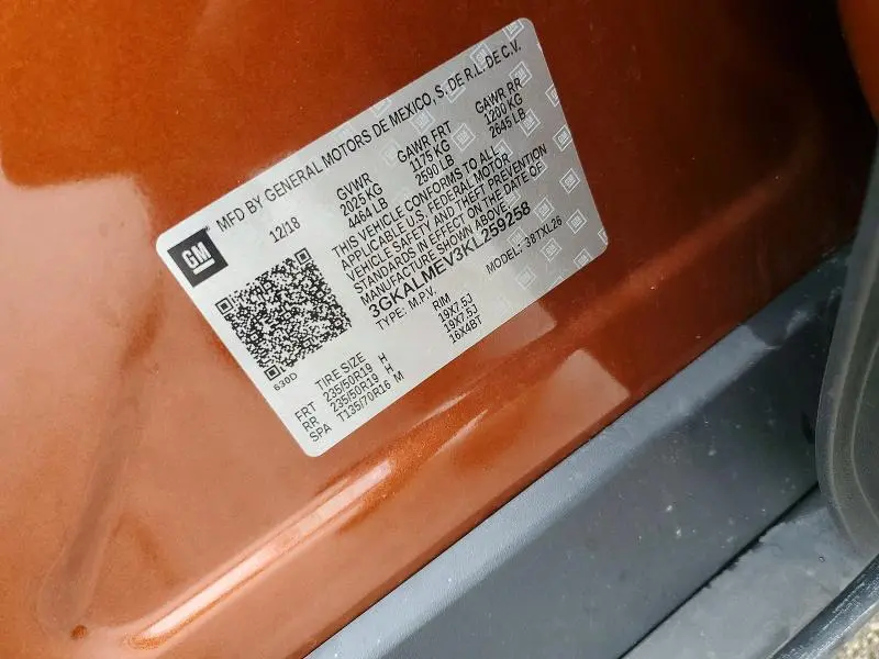 2019 GMC TERRAIN SLE  