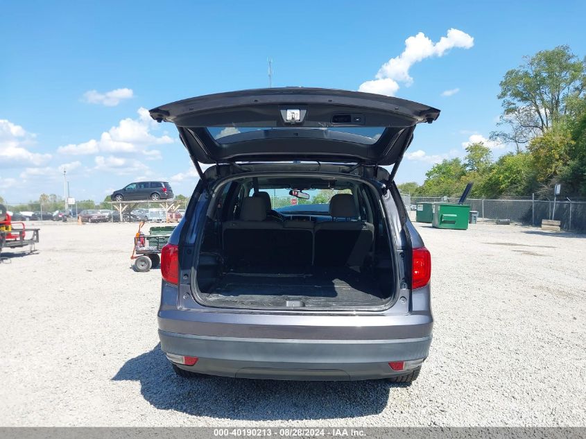 2017 HONDA PILOT EX-L