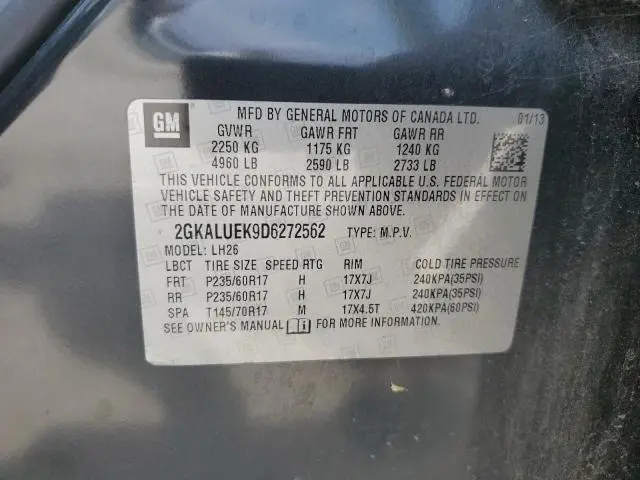 2013 GMC TERRAIN SLT  