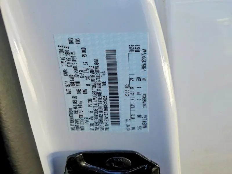 2017 FORD F150 SUPERCREW  