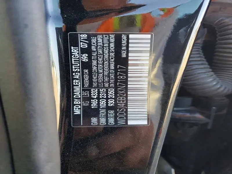 2019 MERCEDES-BENZ CLA 250  