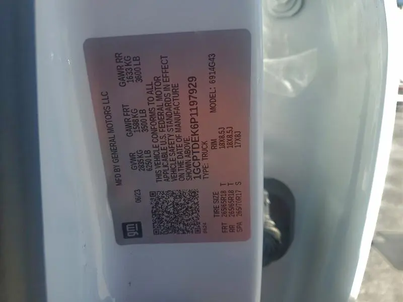 2023 CHEVROLET COLORADO Z71  