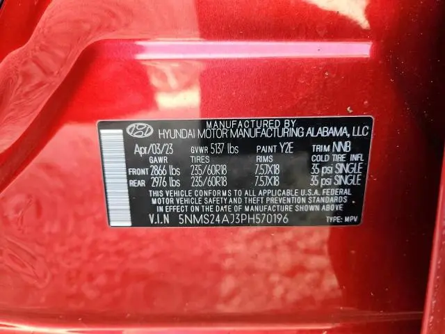 2023 HYUNDAI SANTA FE SEL  