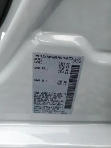 2024 NISSAN ALTIMA SR  