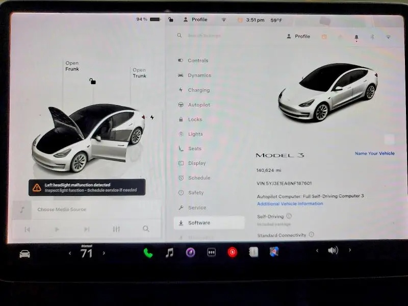 2022 TESLA MODEL 3   