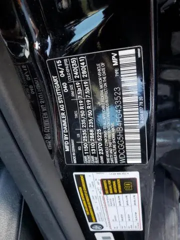 2015 MERCEDES-BENZ GLK 350  