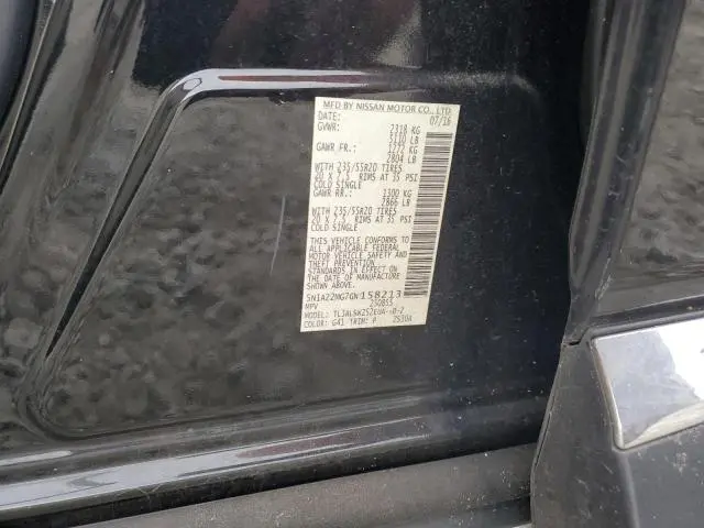 2016 NISSAN MURANO S  