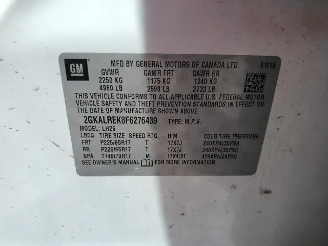 2015 GMC TERRAIN SLE  
