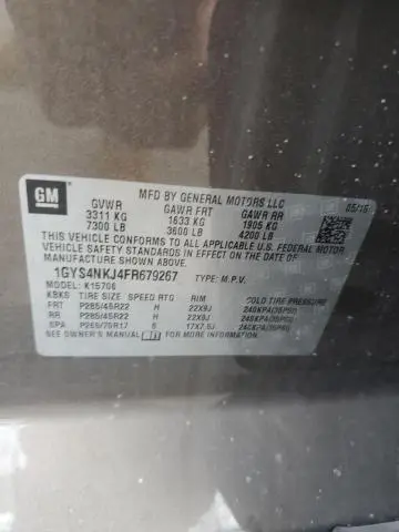 2015 CADILLAC ESCALADE PREMIUM  