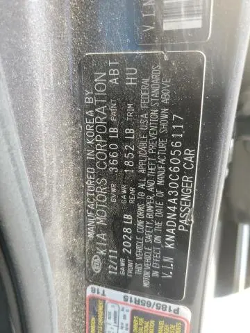 2012 KIA RIO EX  