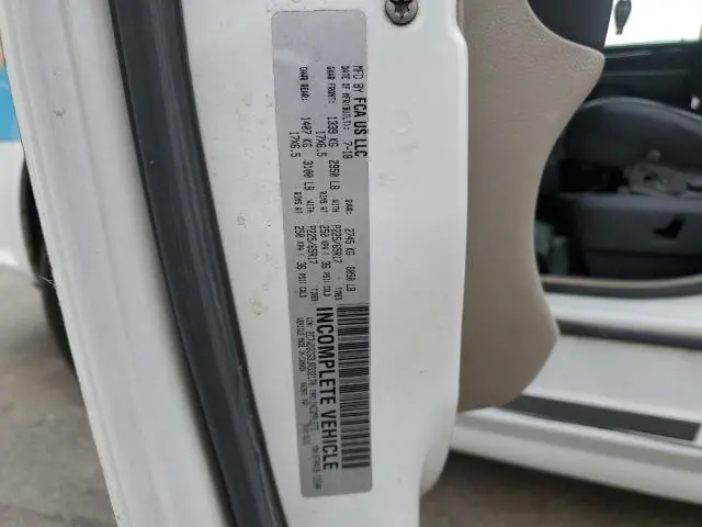 2018 DODGE GRAND CARAVAN SXT  