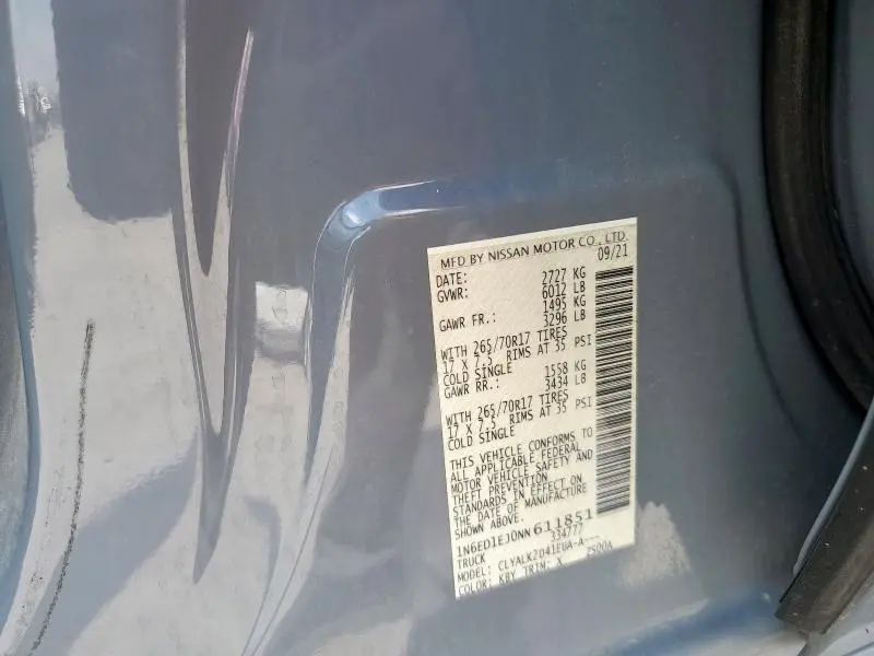 2022 NISSAN FRONTIER S  