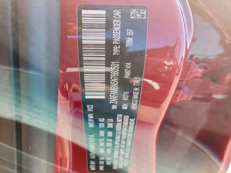 2022 ALFA ROMEO GIULIA SUPER  