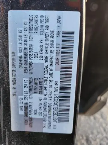 2020 MAZDA CX-9 TOURING  