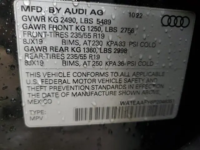 2023 AUDI Q5 PREMIUM PLUS 45  