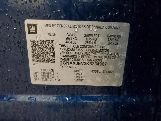 2019 CHEVROLET EQUINOX LT