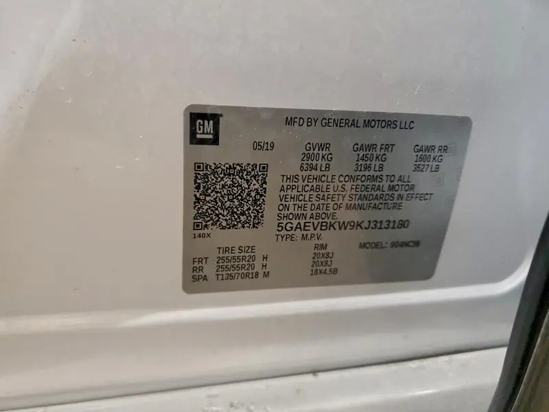 2019 BUICK ENCLAVE PREMIUM  