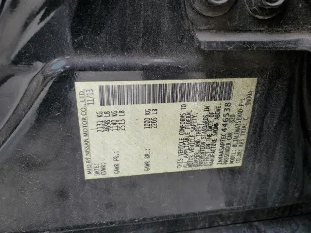2014 NISSAN MAXIMA S  