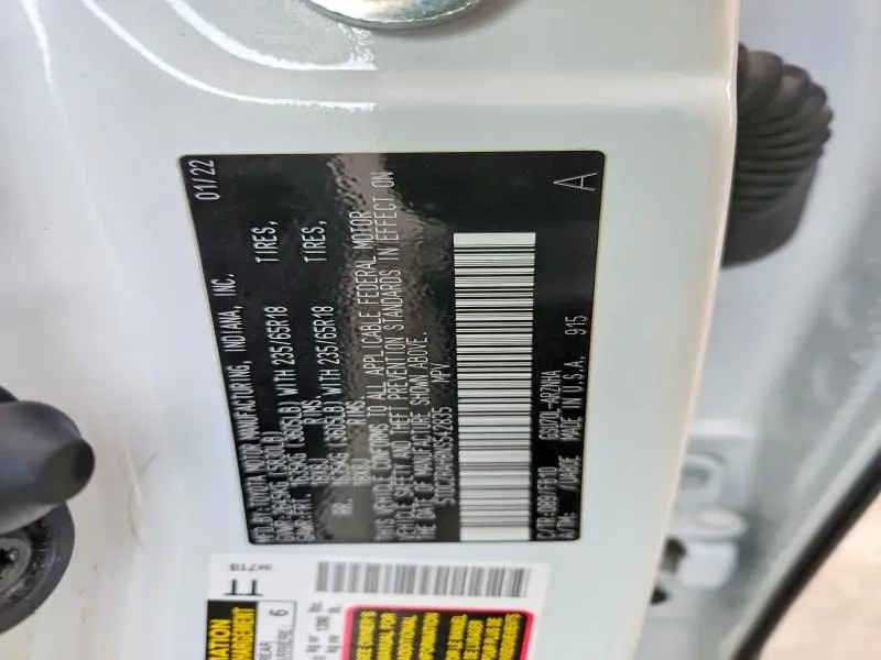 2022 TOYOTA HIGHLANDER L  