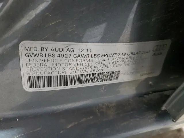 2012 AUDI A4 PREMIUM  