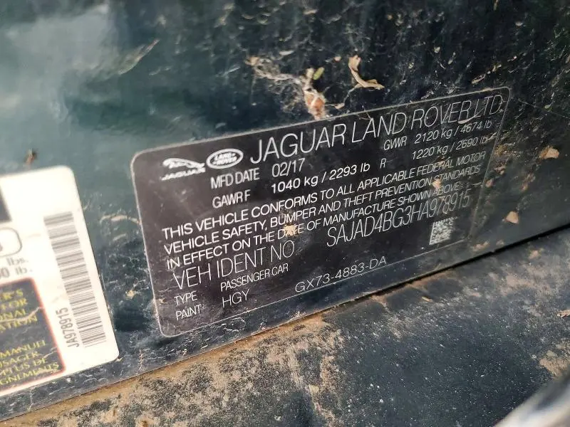 2017 JAGUAR XE PREMIUM  
