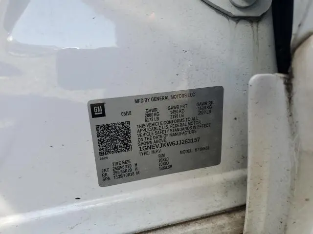 2018 CHEVROLET TRAVERSE PREMIER  