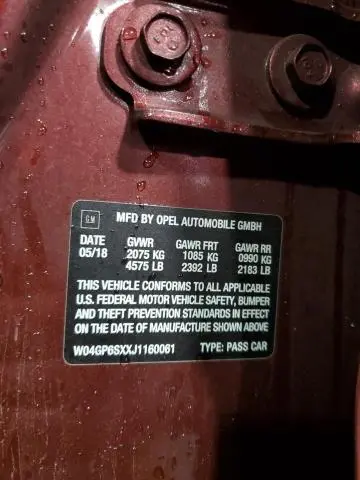 2018 BUICK REGAL ESSENCE  