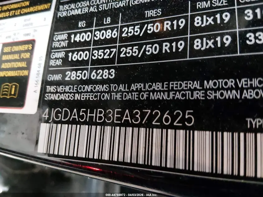 2014 MERCEDES-BENZ ML 350 4MATIC