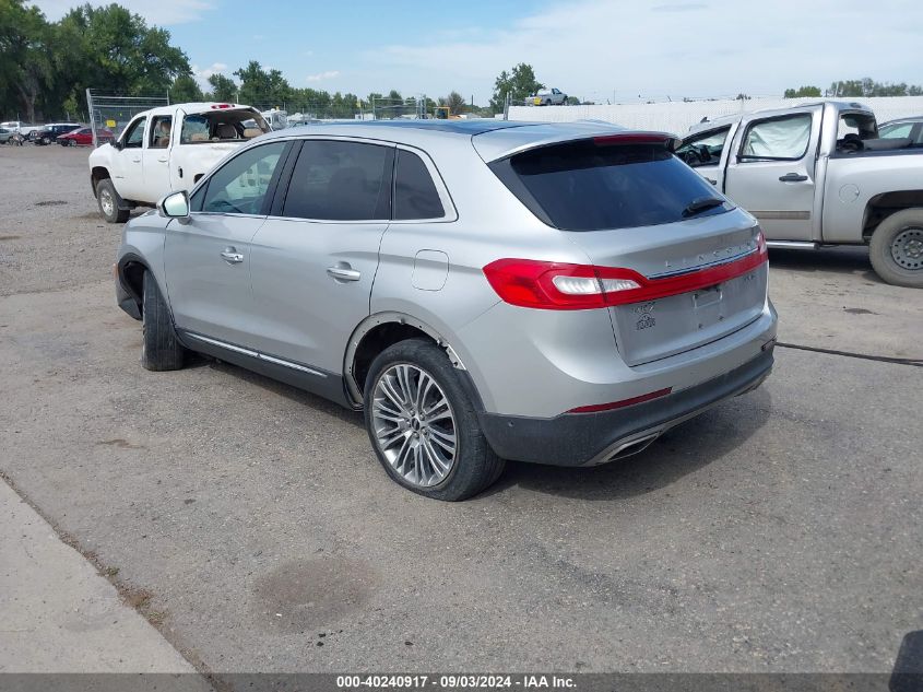 2018 LINCOLN MKX RESERVE