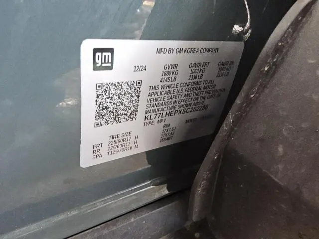2025 CHEVROLET TRAX 1LT  
