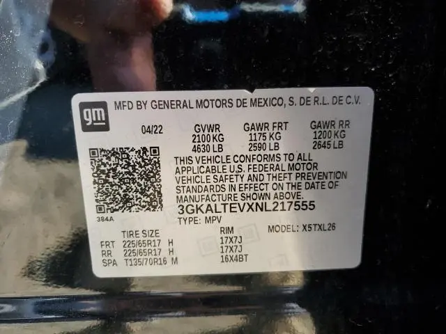 2022 GMC TERRAIN SLE  