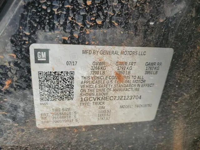 2018 CHEVROLET SILVERADO K1500 LT  