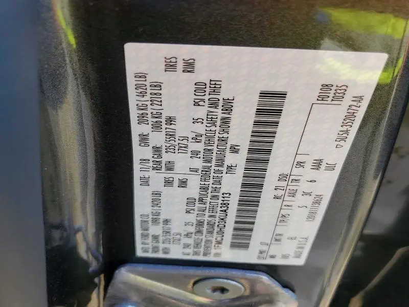 2019 FORD ESCAPE SEL  