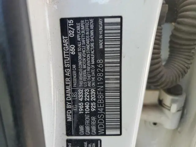 2015 MERCEDES-BENZ CLA 250  