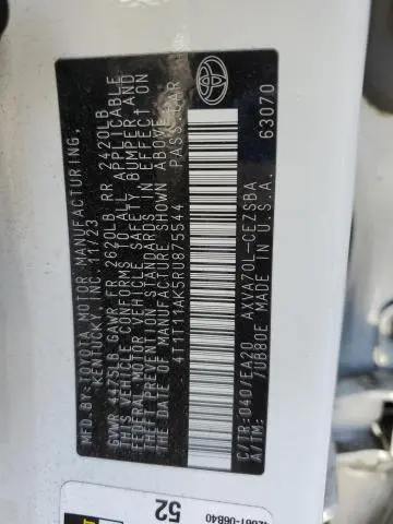 2024 TOYOTA CAMRY SE NIGHT SHADE  