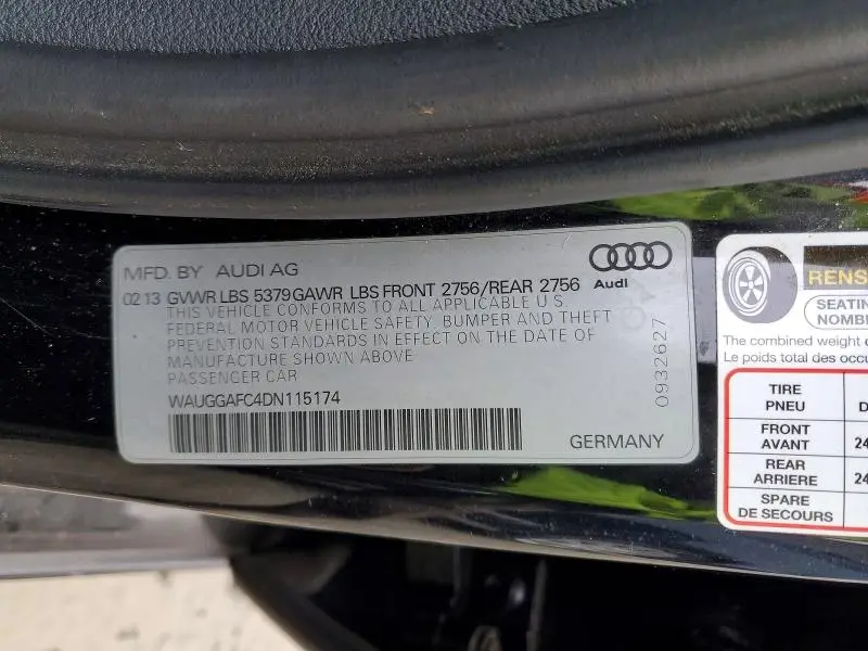 2013 AUDI A6 PREMIUM PLUS  