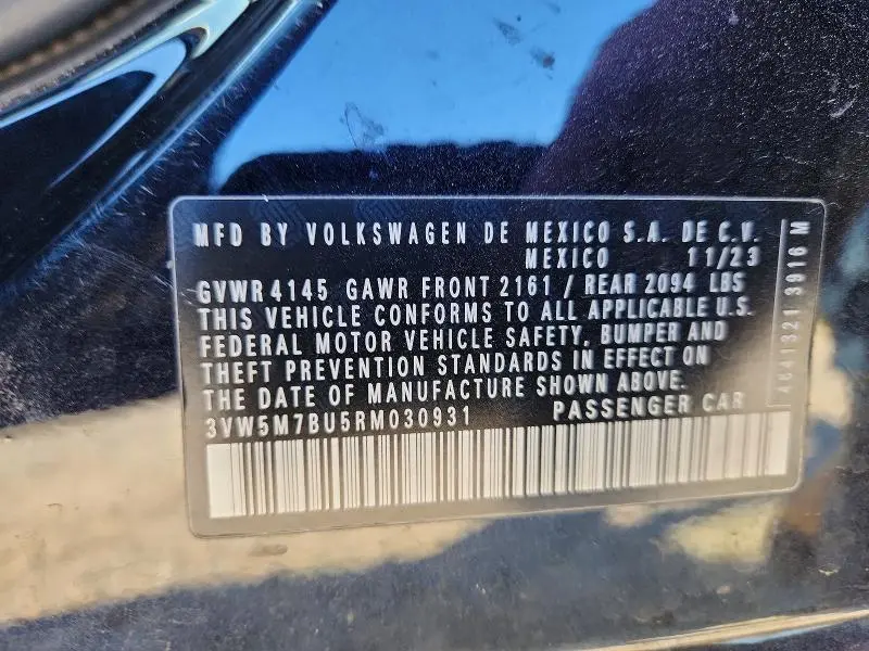 2024 VOLKSWAGEN JETTA S  