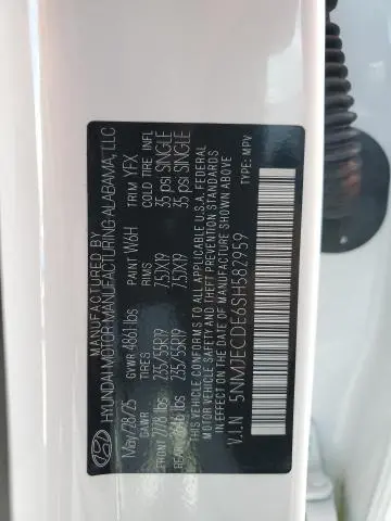 2025 HYUNDAI TUCSON LIMITED  